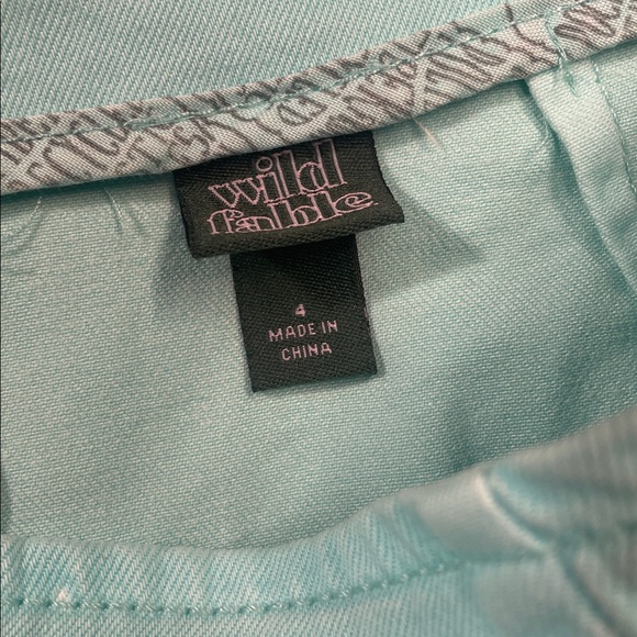 Wild Fable Mini Skirt Aqua Blue Bodycon Size 4 | NWT - Picture 5 of 7